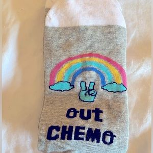 Peace out ✌️ Chemo socks! Brand new